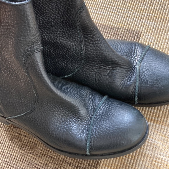 J.Crew pebbled leather flat booties - Picture 5 of 9